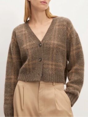 Everlane Alpaca V Neck Cardigan